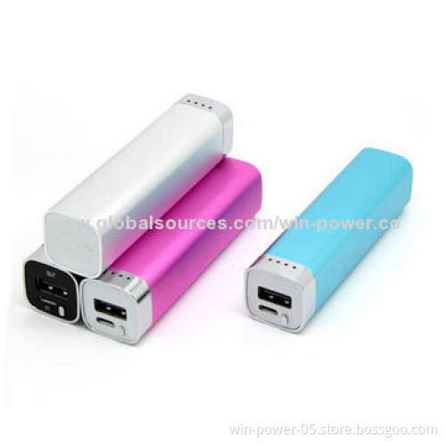 Aluminum Super A Grade Power Banks with 2,600mAh CapacityNew